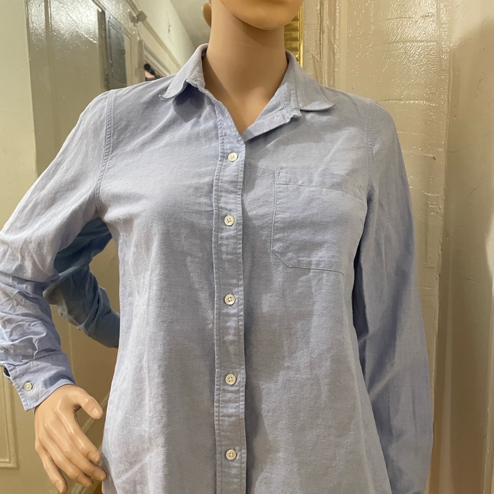 Sezane Light Blue Button Down Shirt - Picture 5 of 12